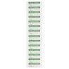 RS PRO Pre-Printed Adhesive Safety Check Vinyl Cloth Label 38mm x 15mm 140 Per Pack 758-7951