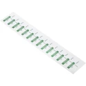 RS PRO Pre-Printed Adhesive Label Green Text on White Vinyl Cloth Strong Acrylic Adhesive 38mm x 15mm 140 Per Pack 758-8018