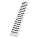 RS PRO Adhesive Pre-Printed Vinyl Cloth Label Serial No. 38 mm x 15 mm 180 Per Pack 758-8002