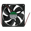 Sunon EE Series MagLev Ball Bearing DC Axial Fan 24V DC 5W 207mA 184 m³/h 3100 RPM 120 mm Frame EEC0252B1-000U-A99