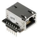 WIZnet Inc Networking Module Ethernet Card 80 MHz 10/100 Base-TX 3.3-5V WIZ820io
