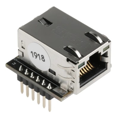 WIZnet Inc Networking Module Ethernet Card 80 MHz 10/100 Base-TX 3.3-5V WIZ820io