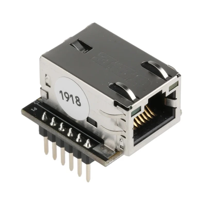 WIZnet Inc Networking Module Ethernet Card 80 MHz 10/100 Base-TX 3.3-5V WIZ820io