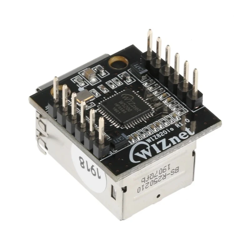 WIZnet Inc Networking Module Ethernet Card 80 MHz 10/100 Base-TX 3.3-5V WIZ820io