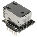 WIZnet Inc Networking Module Ethernet Card 80 MHz 10/100 Base-TX 3.3-5V WIZ820io
