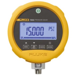 Fluke Fluke 700G Series G 1/4 RS232 Pressure Gauge 114 mm Dial, 34 bar Maximum Pressure Measurement RS232 
