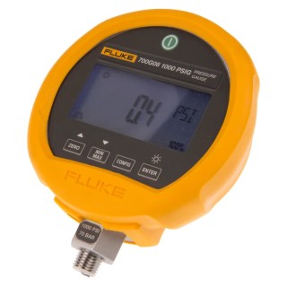 Fluke Industrial Pressure Gauge G 1/4 RS232 Interface, 114 mm Dial, 69 bar Maximum Pressure RS232