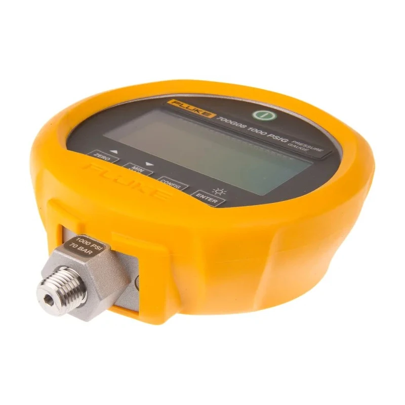 Fluke Industrial Pressure Gauge G 1/4 RS232 Interface, 114 mm Dial, 69 bar Maximum Pressure RS232