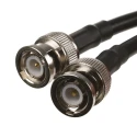 Atem BNC Series RG223 1 m Coaxial Cable 50 Ω, Black, Terminated RG223