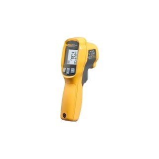 Fluke Infrared Thermometer, -30 °C to +500 °C, ±1.5 °C Accuracy, Adjustable Emissivity, 10:1 D:S Ratio, Battery FLUKE-62 MAX