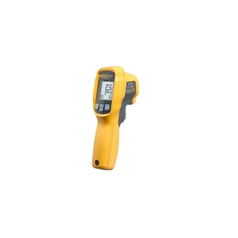 Fluke Infrared Thermometer, -30 °C to +500 °C, ±1.5 °C Accuracy, Adjustable Emissivity, 10:1 D:S Ratio, Battery FLUKE-62 MAX