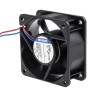 ebm-papst 600 N Series DC Axial Fan 12V DC, 21 m³/h Air Flow, 600 mW Power, 2500 rpm, IP20, Sleeve Bearing