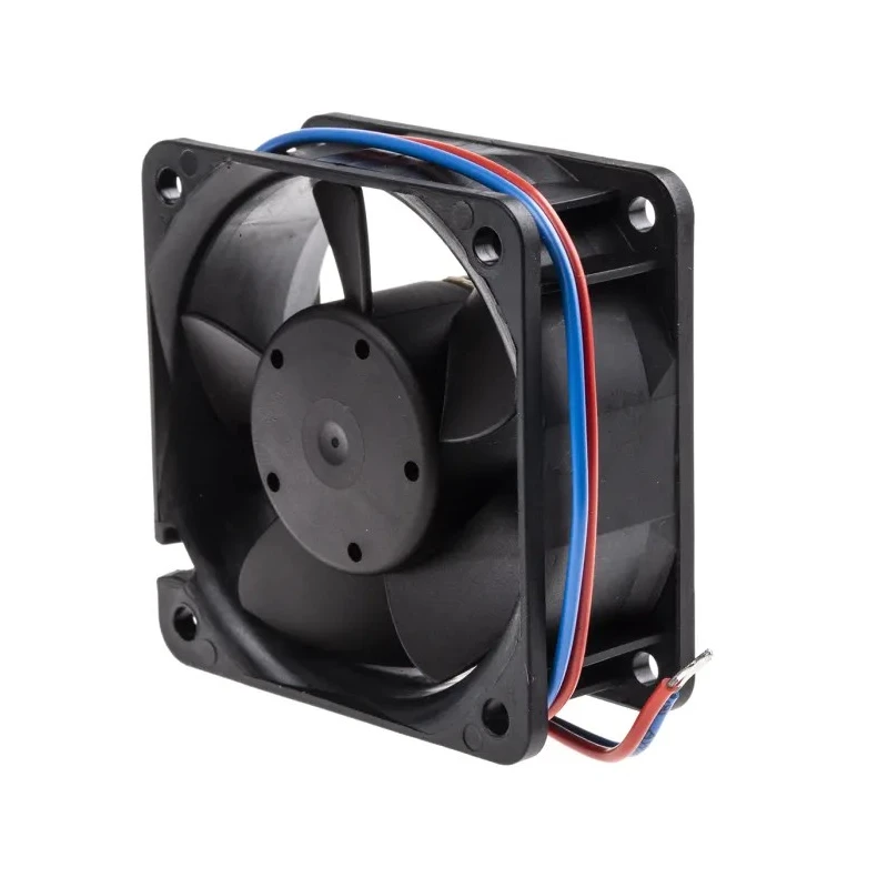 ebm-papst 600 N Series DC Axial Fan 12V DC, 21 m³/h Air Flow, 600 mW Power, 2500 rpm, IP20, Sleeve Bearing 