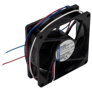 ebm-papst 8400 N Series Axial Fan, 12V dc, 33 m³/h Airflow, 500 mW Power, 1500 rpm, IP68, 80mm x 80mm x 25mm IP68