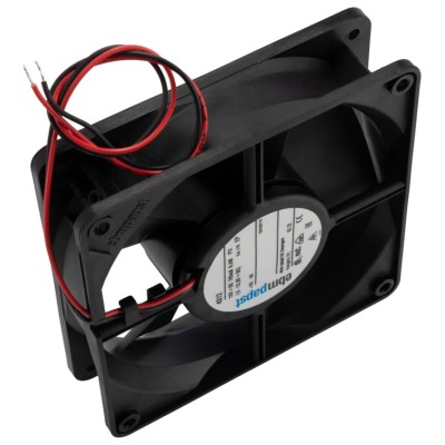 ebm-papst 4300 Series Axial Fan 12V DC 204 m³/h 9.4W 783mA Max IP68 119mm x 119mm x 32mm IP68