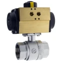 RS PRO Ball Type Pneumatic Actuated Valve, Threaded BSP Female 1 to 1/2 in, 40 bar Maximum Operating Pressure 760-5586