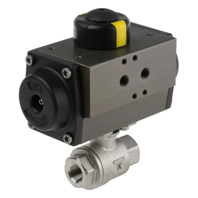 RS PRO Ball type Pneumatic Actuated Valve 1000 psi BSP Female 3/8 in 760-5652