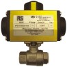 RS PRO Ball Type Pneumatic Actuated Valve 2 in BSP Female Threaded Connections 1000 psi 760-5674