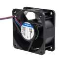 ebm-papst 600 N Series Square Frame Sleeve Bearing DC Axial Fan 12V dc, 1.2 W, 35 m³/h, IP20 