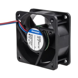 ebm-papst 600 N Series Square Frame Sleeve Bearing DC Axial Fan 12V dc, 1.2 W, 35 m³/h, IP20