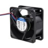 ebm-papst 600 N Series Square Frame Sleeve Bearing DC Axial Fan 12V dc, 1.2 W, 35 m³/h, IP20