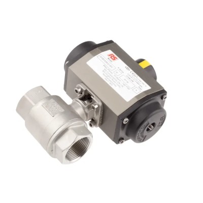 RS PRO Pneumatic Actuated Ball Valve 1000 psi BSP Female 1 to 1/4 in 760-5637