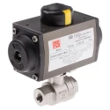 RS PRO Ball Type Pneumatic Actuated Valve 1000 psi BSP Female Threaded 1/4 in 760-5643