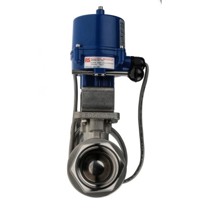 RS PRO Motorised Valve 2 in BSP Brass Ball Valve with Electric Actuator, 1000 psi, CF8M 316 Stainless Steel Body 760-5728
