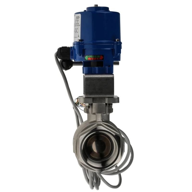 RS PRO Motorised Valve 2 in BSP Brass Ball Valve with Electric Actuator, 1000 psi, CF8M 316 Stainless Steel Body 760-5728
