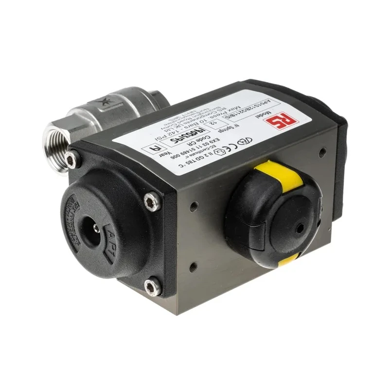RS PRO Ball Type Pneumatic Actuated Valve, BSP Female Threaded 1/2 in, 142 psi Maximum Pressure 316 Stainless Steel 760-5655