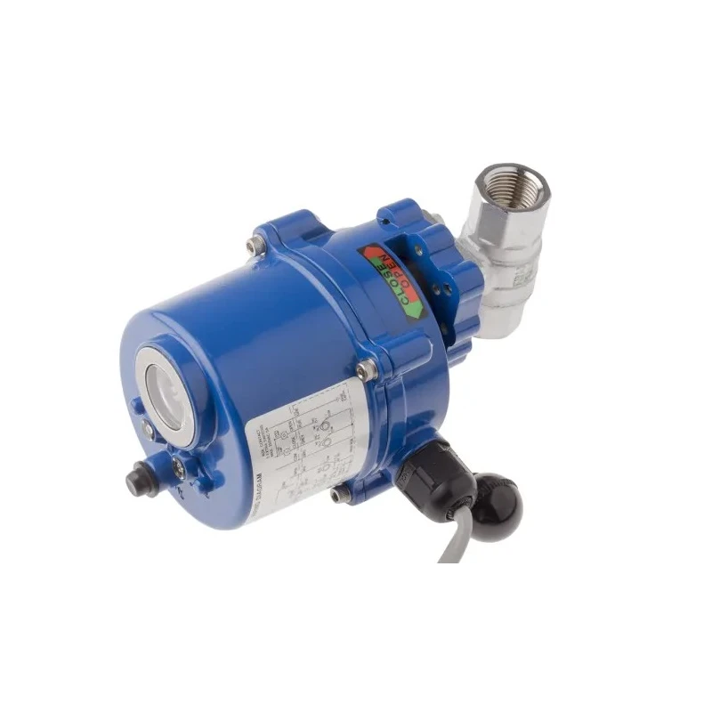RS PRO Ball Type Pneumatic Actuated Valve 1/2 in BSP Female Threaded Connections 40 bar 24Vdc Weatherproof IP67 760-5680