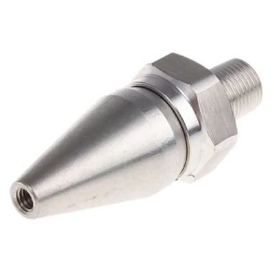 Meech Blow Gun Nozzle with 6.35 mm Inlet Size, Energy-Saving Air Nozzle, United Kingdom Origin A40009-1/8
