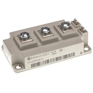 Infineon N-Channel IGBT Module 450 A 1200 V 3-Pin 62 mm Module Clamp FF450R12KT4HOSA1