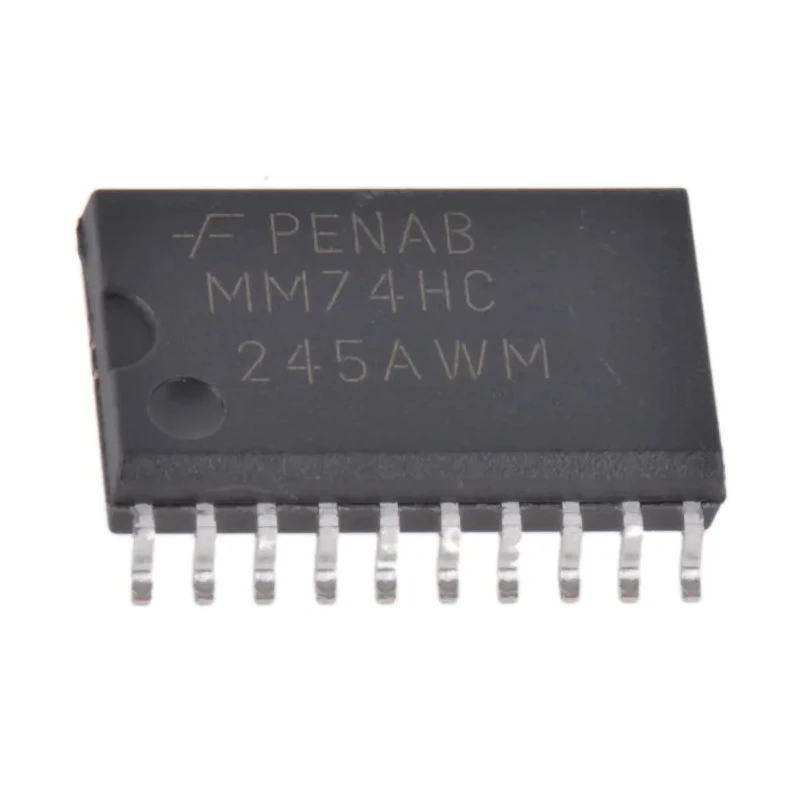 onsemi Bus Transceiver, 8-Bit Non-Inverting CMOS, 20-Pin SOIC MM74HC245AWMX