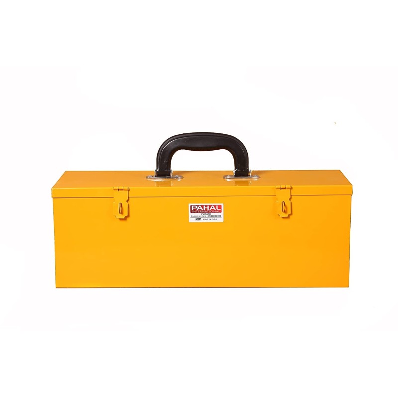 pahal-tool-box-metal-single-compartment-portable-heavy-duty-for-electrician-plumber-technician-16-inch-62647