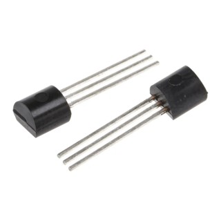 Texas Instruments Voltage Output Temperature Sensor, Analogue, Through Hole Mount, 3-Pin TO-92, ±4°C Accuracy LM61
