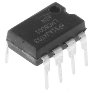 Texas Instruments Operational Amplifier 1.3 MHz, 8-Pin 16V MDIP LMC6001AIN/NOPB