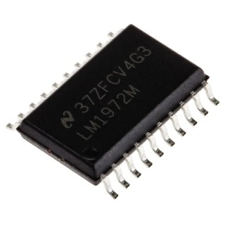 Texas Instruments Digital Attenuator 78 dB 3 MHz 20-Pin SOIC LM1972M/NOPB