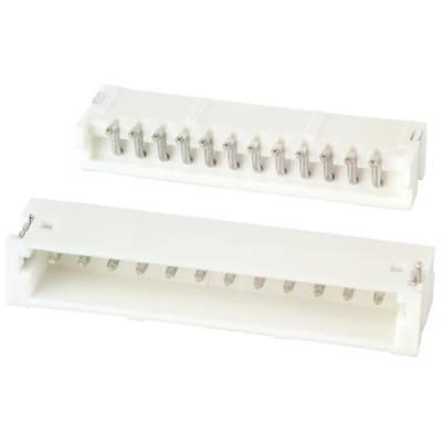 JST 1.5 mm Pitch 12 Contact Right Angle Through Hole Shrouded PCB Header S12B-ZR (LF)(SN)