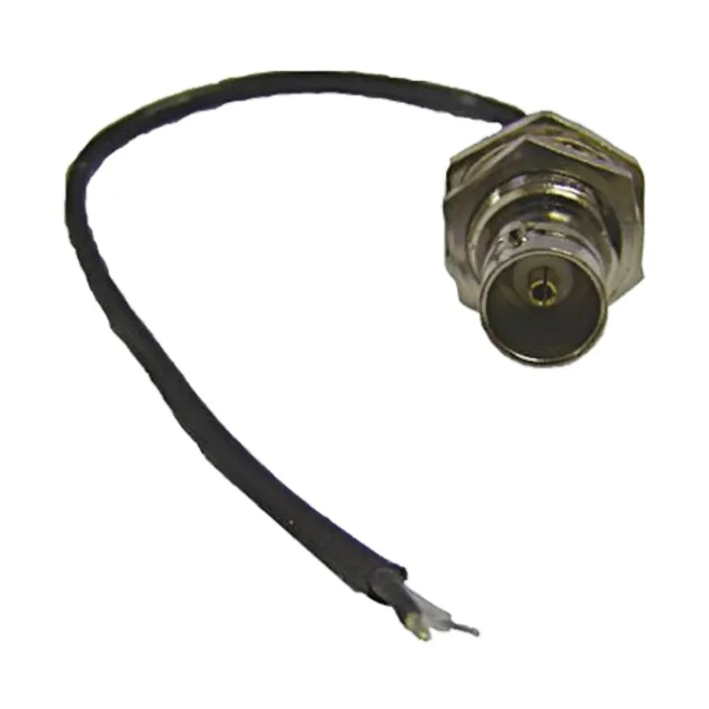 RF Solutions Coaxial Cable 200 mm, RG174, 50 Ω, Solid Conductor, Black Jacket, Terminated, BNC Unterminated CBA-200COAX