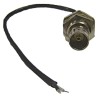 RF Solutions Coaxial Cable 200 mm, RG174, 50 Ω, Solid Conductor, Black Jacket, Terminated, BNC Unterminated CBA-200COAX