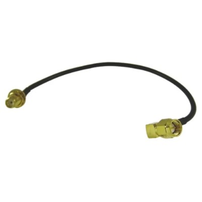 RF Solutions CBA Series Coaxial Cable Male Straight to Male SMA 200 mm 50 Ω CBA-SMAMR-SMAF
