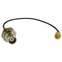 RF Solutions CBA Series Coaxial Cable Female Straight to Female Straight 200 mm 50 Ω CBA-TNCF-SMAM