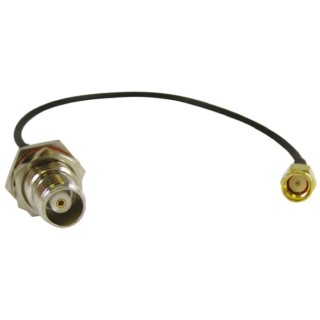 RF Solutions CBA Series Coaxial Cable Female Straight to Female Straight 200 mm 50 Ω CBA-TNCF-SMAM