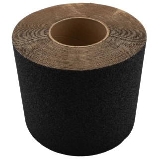 RS PRO Black Polyethylene Hazard Tape 152mm Width 18.3m Length 1.05mm Thickness 762-1519