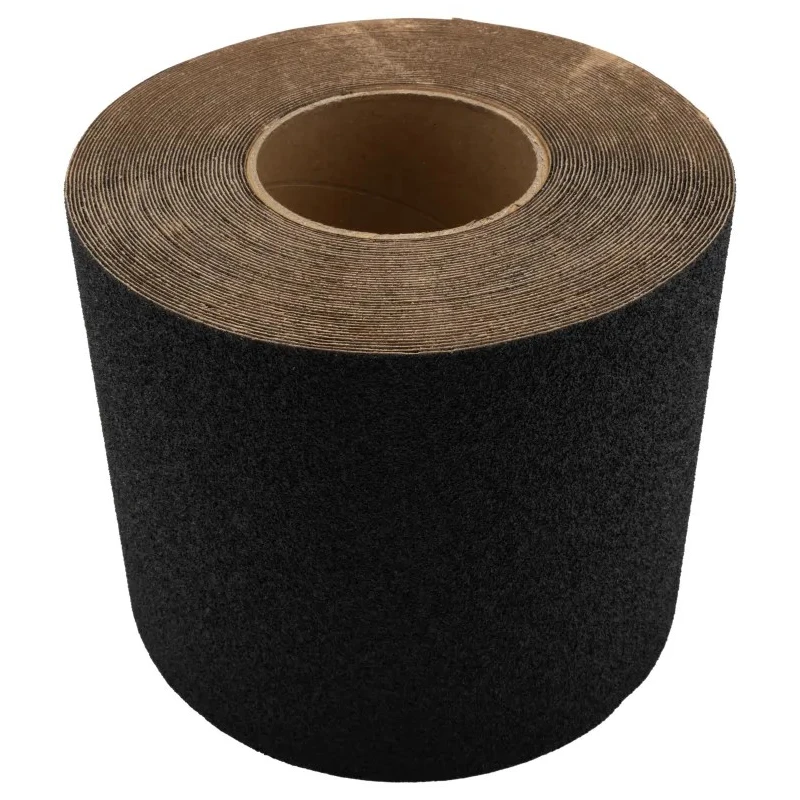 RS PRO Black Polyethylene Hazard Tape 152mm Width 18.3m Length 1.05mm Thickness 762-1519