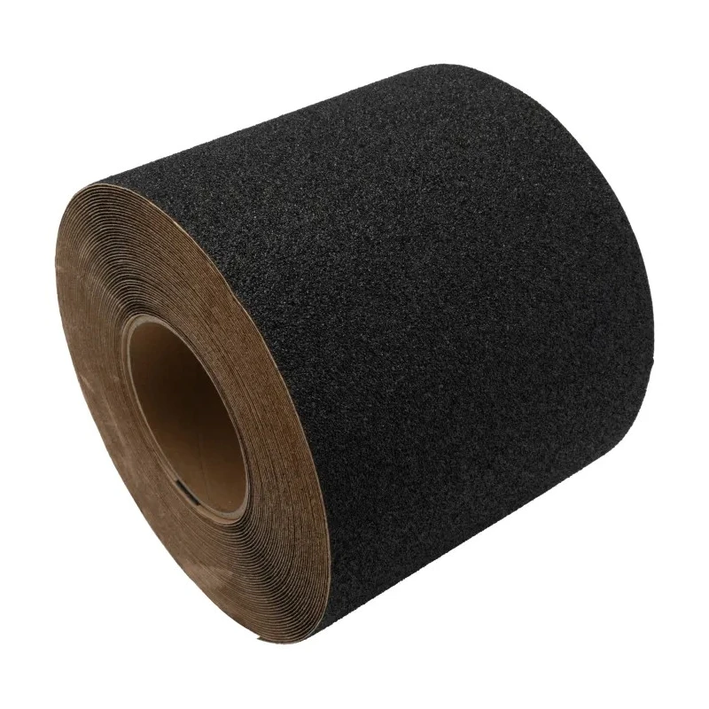 RS PRO Black Polyethylene Hazard Tape 152mm Width 18.3m Length 1.05mm Thickness 762-1519