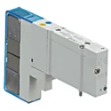 SMC Pneumatic Solenoid/Pilot-Operated Control Valve 5 Ports 3 Positions 24V DC 276L/min 0.7 MPa SY3000 