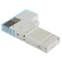 SMC Pneumatic Solenoid/Pilot-Operated Control Valve 24V DC 0.7 MPa Max Operating Pressure Aluminium Body SY3000