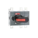 ABB 3-Pole Base Isolator Switch 200A, 144kW, IP65, Black Handle OT160EV12P 1SCA120529R1001